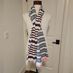 Lemlem by Liya Kebede Cotton Merino Ethiopian Woven Rectangle Scarf